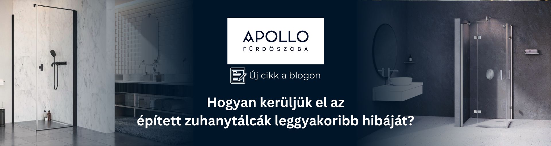 Apollo Fürdőszoba Blog - Épített zuhanytálca mérete