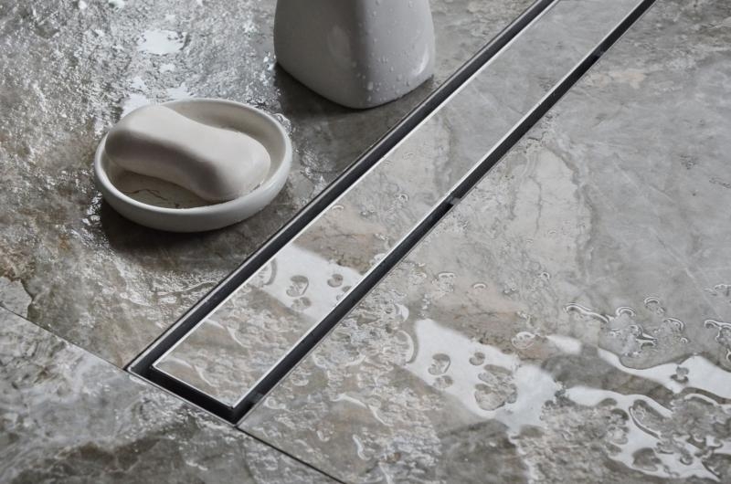 Zuhanykabin padló lejtésének helyes szemléltetése