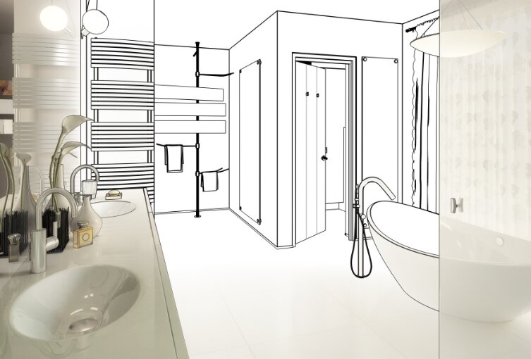 Fürdőszoba felújitási terv