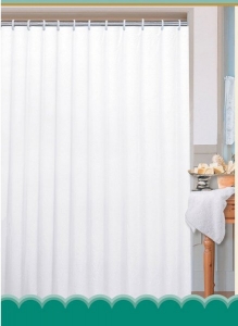 AQUALINE zuhanyfüggöny, 180x200cm, fehér (0201104 B)