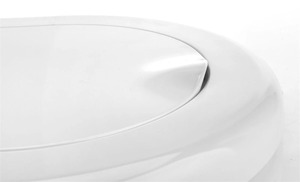 Kerasan RETRO Soft Close WC-ülőke, duroplast, fehér, króm zsanér (108901)