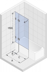 SCANDIC NXT X109V kádparaván