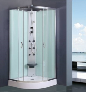 Balneum Mallorca hidromasszázs zuhanykabin 90x90cm íves