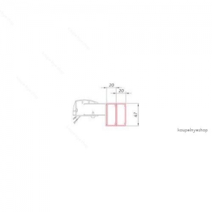 Proxima Line (PXD01N, PXD2N,PXBN) 2CM TOLDÓPROFIL