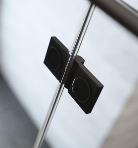 Radaway Nes 8 Black KDJ-B szögletes fekete zuhanykabin