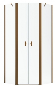 Radaway Nes Brushed Copper PTD szögletes szálcsiszolt réz zuhanykabin