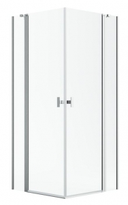 Radaway Nes Brushed Nickel KDD II szögletes szálcsiszolt króm zuhanykabin