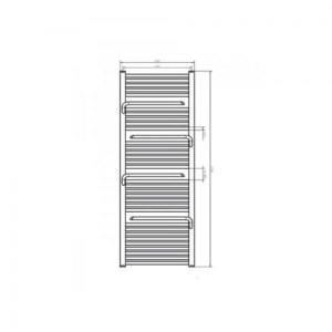 Arezzo MOON WHITE 500X1190MM TÖRÖLKÖZŐSZÁRÍTÓS RADIÁTOR AR-M12050W