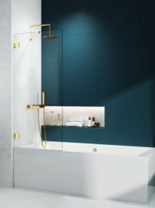 Radaway Essenza Pro Gold PNJ II arany kádparaván