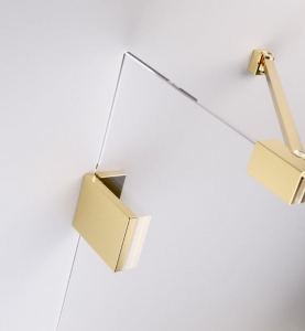 Radaway Essenza Pro Gold PNJ II arany kádparaván