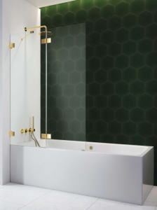 Radaway Essenza Pro Gold PND II arany kádparaván