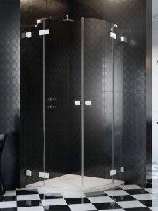 Radaway Essenza Pro White PDD íves fehér zuhanykabin