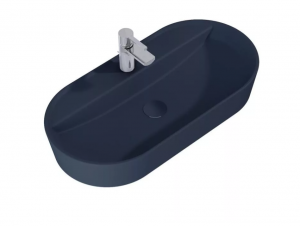 AREZZO design pultra ültethető mosdó BABETTE 82X41, matt kék