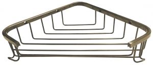 DIAMOND Sarokpolc zuhanyzóba, 240x40x150mm, bronz (1318-10)