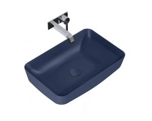 AREZZO design pultra ültethető mosdó NOMIA 50x39, matt kék