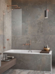 Radaway Essenza Pro Brushed Copper PNJ II szálcsiszolt réz kádparaván