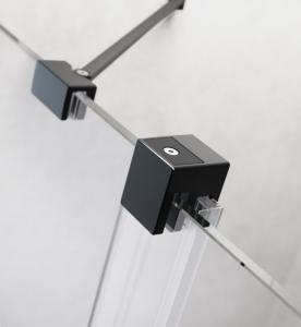 Radaway Furo SL Black PND II fekete kádparaván