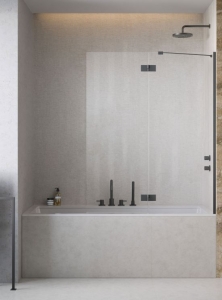 Radaway Essenza Brushed GunMetal PND II szálcsiszolt fegyvermetál kádparaván