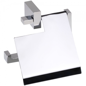 BEMETA GAMMA fali WC-papírtartó, Fedéllel, 128x135x50mm, króm