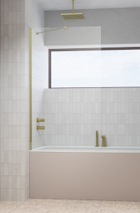 Radaway Modo New Brushed Gold PNJ II szálcsiszolt arany kádparaván