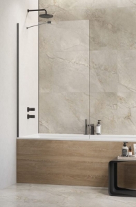 Radaway Modo New Brushed Gunmetal PNJ II szálcsiszolt fegyvermetál kádparaván