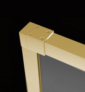 Radaway U toldóprofil Idea KDJ/KDS fixfal arany 20mm