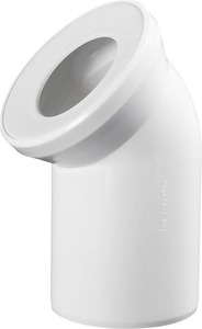 Bruckner WC lefolyó idom, 45 fokos, 110 mm (159.311.0)