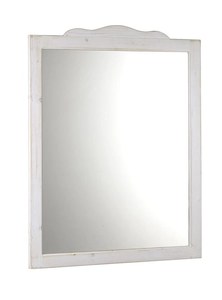 Sapho RETRO keretes tükör, világítás nélkül, 94x115 cm, antik fehér