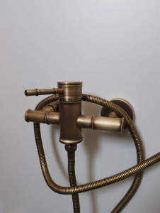 Balneum Bamboo antik zuhany csaptelep - bronz