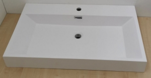 Balneum Dália öntött márvány mosdó 80x48x10 cm