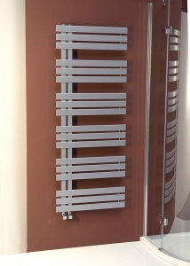 SILVANA fürdőszobai radiátor 500x1236mm, metál ezüst (IR153)