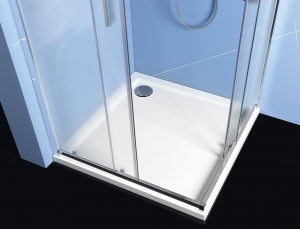 POLYSAN EASY LINE szögletes zuhanykabin, 900x900mm, BRICK üveg