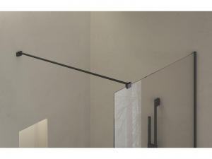 Ravak Walk-In Air Wall zuhanykabin fekete, átlátszó