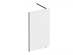 Ravak Walk-In Wall zuhanykabin fekete, átlátszó