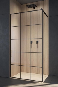 Radaway Modo New Black II Factory walk-in zuhanyfal