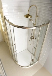 Gelco Antique íves zuhanykabin eltolható kétszárnyú ajtóval