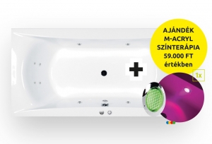 M-Acryl Active 12 fúvókás pneumatikus vízmasszázs
