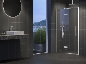 Ravak Cool! COSD2 zuhanyajtó matt fehér, átlátszó