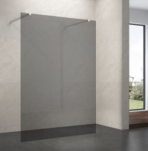 Balneum körbejárható zuhanyfal két kitámasztó karral sötét üveggel