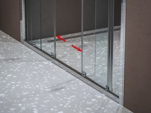 Ravak Blix II NBLDP4 zuhanyajtó króm