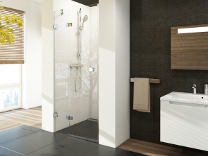 Ravak Brilliant BSD2 zuhanyajtó+B SET króm