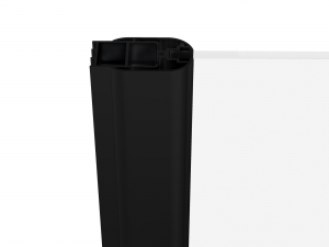 Ravak Chrome CSD1 zuhanyajtó fekete