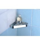 SMART sarokpolc zuhanyzóba, 170x30x170mm, króm (3283)