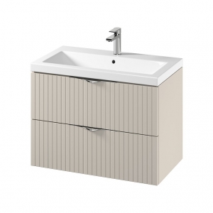 CERSANIT TIRSO 80-AS (KASMÍR) SZEKRÉNY + COMO 80-AS MOSDÓ (TÚLFOLYÓVAL / CSAPFURATTAL) - LAPRASZERELT VERZIÓ