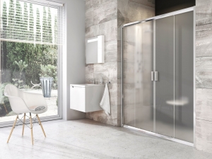 Ravak Blix BLDP4 zuhanyajtó króm, grape