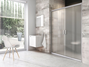 Ravak Blix BLDP4 zuhanyajtó szatén, grape