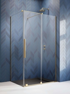 Radaway Furo Gold KDJ szögletes arany zuhanykabin
