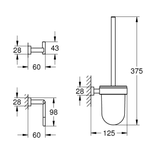 Grohe WC szett 3 in 1