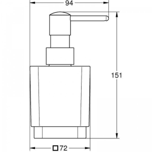 Grohe selection cube szappanadagoló