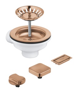 Grohe Konyhai leeresztő szett automata kiemelővel 1 medencés mosogatótálcához